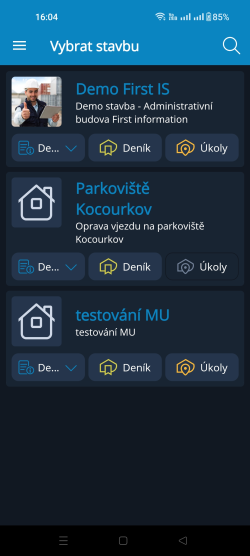 Seznam staveb Seznam staveb